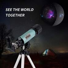 90x High Definition Astronomical Telescope With Tripod For Beginners - Black - View 5