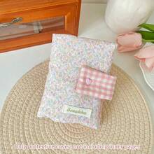 Handmade Fabric Bow Book Cover, Notebook/Journal Protective Sleeve, Student Gift (Excluding Inner Pages) - Multicolor - View 11