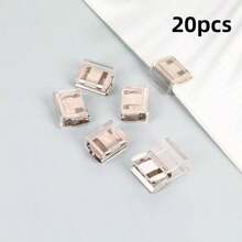 2/4/5/6/10/12/20/30/50个装隐形裤腿缩短夹，防止裤子拖地，无需缝纫的隐藏式腿部闭合装置，防止裤脚拖地