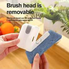 1pc/2pcs/3pcs/5pcs/6pcs 2-In-1 Window Slot Cleaning Brush, Universal Small Crevice Cleaning Brush, Suitable For Door Tracks, Window Frames, Outdoor Kitchen Utensils Cleaning, Suitable As Gifts For New Year, Halloween, Valentine's Day, Mother's Day And Christmas