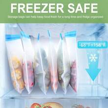 Reusable Sandwich Bags, Reusable Freezer Bags For Prepared Proteins, Meal Prep Portions, Fruits And Veggies, Dry Food, Home Decor, Party & Christmas Storage