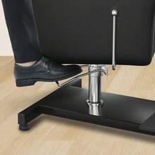 Fußpflegestuhl Fußpflegestuhl, 360° drehbar Kosmetikstuhl Pediküre Stuhl Podologiestuhl Stuhl für Fusspflege mit Beinablage und Waschbecken, Höhenverstellbar