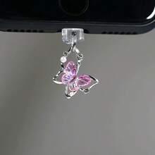 Butterfly Shaped Dust Plug, Charging Port Stopper, Data Port Blocker, Suitable For Lightning/Type-C Phones, Wireless Earphones, Dust-Proof Plug - Nhiều màu - Xem 12