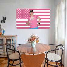 Hamzah Flag Tapestry Polyester 90g Printed Wall Hanging For College Dorm, Bedroom, Living Room, Home Decor, Beautiful Art Tapestry, Ideal Holiday Gift