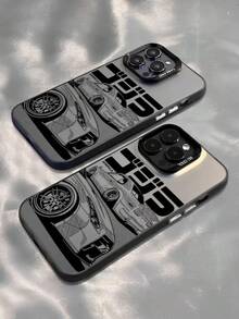 赛车图案手机壳，磨砂防摔保护套，适用于 11、12、13、14、15、16 Pro Max、X、XS、XR、16E、15 Plus，兼容三星Galaxy、OPPO、Realme、vivo、Redmi、Infinix、荣耀X50i，国际版，非国内版 - 彩色 - 查看 5