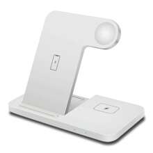 محطة شحن لاسلكية قابلة للطي متوافقة مع أجهزة سامسونج المتعددة، شاحن 3 في 1 حامل لهاتف Galaxy Z Flip 6/5/4/3 Z Fold S25 S24 S23 S22 S21 S20 Ultra FE/Note 20 10 9، ساعة Galaxy Watch 7/6/5 Pro/5/4/3/Active 2/1، سماعات Buds+/Pro/Live، مناسبة للمكتب والسكن والمنزل