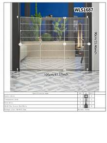 Pet Gate Dog Fence Barrier Isolation Door Small Dog Indoor Cat Rabbit Stair Balcony Enclosure - Multicolor - View 14