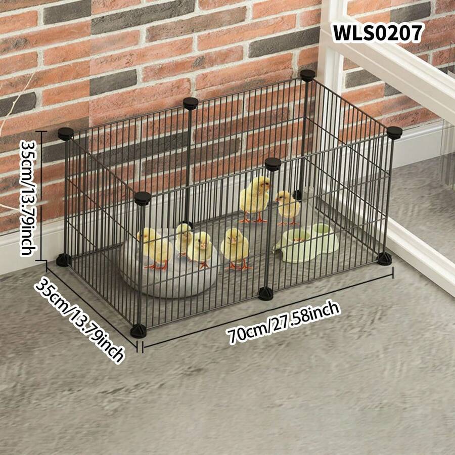 Large Size Cage, Home Use Breeding Pen, Chick Raising Enclosure, Rabbit Hutch With Anti-Escape Fence