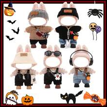 For LABUBU Halloween Costume, Headband, Bucket Hat, Sunglasses, Headphones, Suspender Pants, Jeans Set, Paired With Necklace, Bag And Shoes, Fashionable Accessories, Merchandise, Holiday & Birthday Gift (Excluding Plush Doll) - Multicolor - View 4