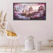 Zestaw do malowania diamentami w dużym formacie – DIY, okrągły diamentowy wzór, przeznaczony dla początkujących, rama nie jest dołączona, nadaje się do dekoracji salonów, sypialni i biur, idealny ręcznie robiony prezent, dekoracja ścienna, bez ramki, różne rozmiary - Wielokolorowe - Zobacz 3