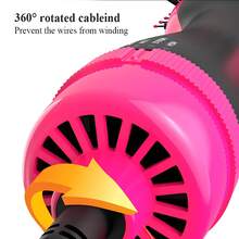 热风梳、吹风机直发器、家用拉直卷发干燥吹风梳、带铝管梳头的热风刷、适合所有发质的电动发梳、节日礼物 - 查看 9