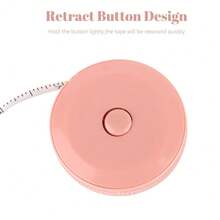 1Pcs 60 Inch 1.5 Meter Tape Measure Measuring Tape For Body Fabric Sewing Tailor Cloth Knitting Craft Weight Loss Measurements Retractable, Small Push Button Dual Sided Tape Measure (Blue Green Pink)