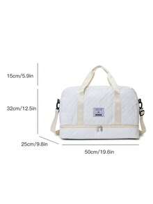 Fashion-Forward Duffle Bag For Men & Women: Waterproof Separate Compartment, Durable Travel Gym Bag With Large Capacity - Ideal For Weekend Trips, Workouts & Getaways - Nhiều màu - Xem 8