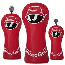 Ciekawe pokrowce ochronne na kije golfowe, akcesoria golfowe i pyłoszczelne, trwałe materiały zapewniają najlepszą ochronę kijów golfowych - Czerwony - Zobacz 1