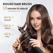 ATOPSKINS 五合一热风造型器/吹风机/直发器 - 可拆卸离子梳 | 蓬松造型，卷发棒/直发器 | 节日促销美发造型礼品 - 英規插(220-240V) - 查看 4