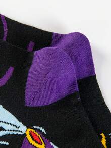 Disney 1 Pair Authentic Villain Character Socks, Cartoon Christmas & New Year Socks For Men, Superhero Socks, Creative & Interesting Socks, Socks - Multicolor - View 5