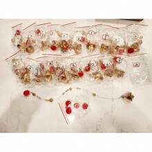 20 Strings Crystal Beaded Curtain, Door String Curtain, Hanging Door Beads Curtains Room Divider For Home Decor Doorway Window Living Room Bedroom, Easy To Install. Chamgagne, 16 Lx 40 W