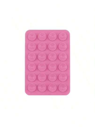 24 pezzi Supporto per telefono in silicone monodirezionale con ventosa minimalista, custodia antiscivolo per telefono portatile e rimovibile (adatto per superfici lisce come vetro, piastrelle in ceramica, pulire la superficie del prodotto prima dell'uso per una durata più lunga)