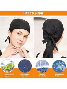 女士围裙，带口袋的厨房围裙，包括手巾口袋，防水，可用于烹饪和烘焙 - 彩色 - 查看 9