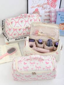 1pc Hair Dryer & Curling Iron Storage Bag, Large Capacity Dust-Proof Hanging Hair Tool Organizer Pouch, Suitable For Travel, Cruise, Dorm, Wedding, Bridesmaid, Mother's Day, Birthday, Friend & Teacher Gifts, Home Decor For Bathroom, Living Room, Bedroom - Multicolor - View 11