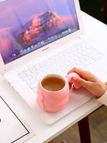 كوب سيراميك مخصص بأذن أرنب قطعة واحدة، كوب إسبريسو لاتيه، كوب رومانسي للأزواج، كوب مشروبات غازية للتجمعات العائلية، كوب مياه للمكتب، هدية - متعدد الألوان - مشاهدة 3