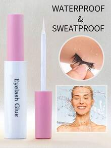 2pcs Clear False Eyelash Glue & Sealant - Waterproof, Long-Lasting, Strong Hold, Gentle & Hypoallergenic Lash Adhesive For Strip And Cluster Lashes, Ideal For Sensitive Eyes And DIY Home Use(6ml) - trắng - Xem 6