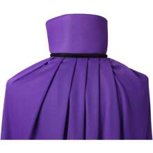 GRAJTCIN Costume Halloween Cape Adult, Two Sides Reversible High Collar Magician Hooded
