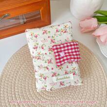 Handmade Fabric Bow Book Cover, Notebook/Journal Protective Sleeve, Student Gift (Excluding Inner Pages) - Multicolor - View 15