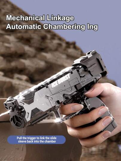 Portable Kids Mini Water Gun Toy, Realistic Design, Leak-Proof, Great For Family Gatherings And Interactive Games