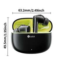 ASUS Wireless In-Ear Active Noise-Proof Earbuds, Built-In Microphone, Immersive Sound, Long Battery Life With Charging Case, Ideal For Gaming - Black - View 3