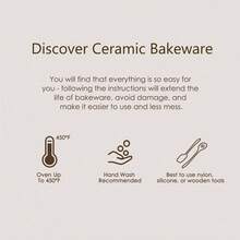 RIOVARM Ceramic Non-Stick Baking Tin Set 7 PCS Baking Tin Sets Baking Trays For Oven Baking Set Baking Tray Cake Tin Loaf Pan Bread Baking Tin Muffin Tin Cupcake Tray Roasting Pan Bakery Supplies - Light Grey - View 7