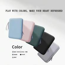 10.9英寸和12.9英寸平板电脑便携包，防震设计，多口袋，兼容iPad 11/10/10.9英寸、7/8/9/10.2英寸、Mini 7/6、Air 11(M2)、Pro 12.9英寸，符合人体工学的手柄，柔粉色设计，适合旅行、工作和学习。 - 彩色 - 查看 2