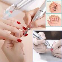 COSYGLOW Electric 45000RPM Nail Drill Machine Rechargeable Portable Nail File Electric DIY Nail Drill Kit With Smart LCD Screen For Gel Nail Manicure And Pedicure Reflective Body, Dazzle - Làm lóa mắt - Xem 7