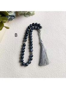 1pc 10cm Big Floral Beads 33pcs Delicate Muslim Prayer Beads, Original Handmade Colorful Arabic Tassel Bracelet - Multicolor - View 15