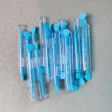 5支彩色多孔心形泡泡棒，户外活动泡泡液用品，营造节日氛围 - 混色 - 查看 7