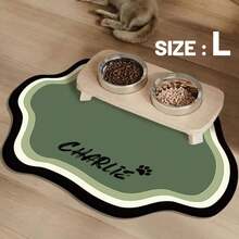 وسادة تغذية الحيوانات الأليفة المخصصة - سريعة الجفاف مع امتصاص الماء، وسادة طبق القطط المخصصة مانعة للانزلاق مع اسم الحيوان الأليف، سجادة أرضية للكلاب بطراز إسكندنافي زخرفي، محفور بأناقة، عصري، ملون، عتيق، جميل، متعاقد، مخصص للحيوانات الأليفة الصغيرة، فريد، مخصص، مخصص للحيوانات الأليفة للأعياد، لأعياد الميلاد، أجواء العطلات، ديكور الخريف - متعدد الألوان - مشاهدة 18