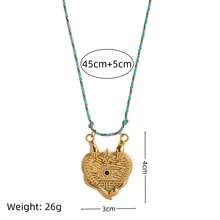 1 件波西米亚时尚不锈钢四叶草珍珠爱心靴太阳项链，镀 18k 金，不易氧化，可轻松搭配女孩日常着装装饰、海滩度假派对、音乐节。女士珠宝 - 彩色 - 查看 11