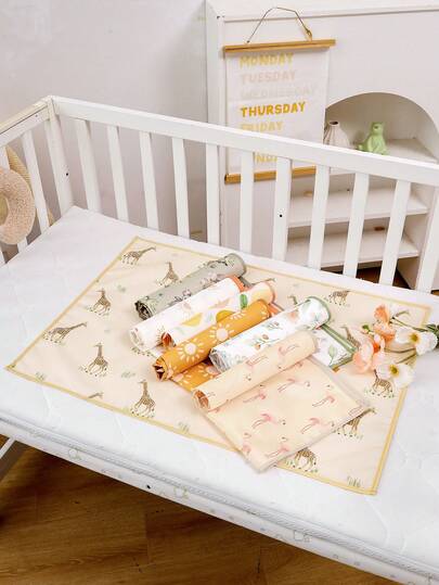 2PCS Waterproof Baby Changing Mat Foldable Baby Change Pad,Multi-Purpose Changing Table Pad