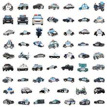 Bộ 60 miếng dán các loại, dán xe hơi, dán nghệ thuật, dán độc đáo, dán xe cộ, thích hợp cho ván trượt, hành lý, laptop, cản xe, đồ dùng tiệc tùng. - Xám - Xem 4