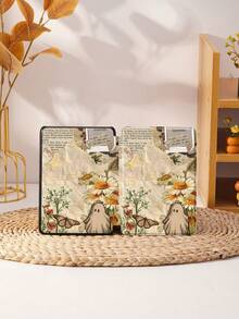 Forest Ghost Collage Pattern Tablet Protective Case, Suitable Compatible With Ipad 9.7/10.2/10.5/10.9/12.9/Pro 11 (10th Gen), Galaxy Tab S6 Lite 10.4 Inch, Kindle Paperwhite 12th Gen (2024 Release), Kindle 11th Gen (2022 Release), Offers Soft Shock Protection, Supports Smart Stand/Auto Wake/Sleep Function. - Multicolor - View 10