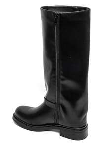 Bottes Hautes Femme Bouclés – Élégance Et Confort Pour L'Hiver - Black - View 4