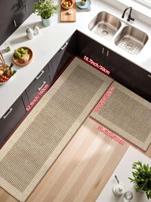 DAJIANG 1pc Plush Thickened Non-Slip Doormat, Comfortable Floor Mat, Entrance Passage Runner Rug, Kitchen Mat, Machine Washable, Easy To Clean Carpet, Home Decor Entryway Decor Bathroom Kitchen Decor - Multicolor 5 - View 14