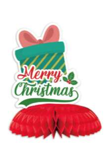 1 قطعة ديكور عسلي للكريسماس، ديكور طاولة الحفلات، قطعة مركزية لطاولة الطعام، حامل عسلي من الورق