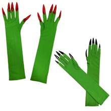 1pc 2025 New Halloween Long Nails Demon Claw - Performance Prop - Party Costume Prop - Green Claw Gloves - Devil Gloves - Prank Toy - Student Gift - Holiday/Birthday Gift - Perfect Gift - Multicolor - View 3