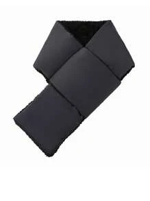 1 Pc Women's Autumn And Winter Warm Scarf, Windproof And Cold Proof Neck Scarf For Travel, Men's Solid Color Thick Neck Cover