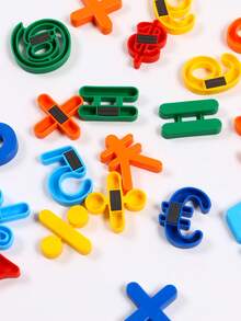 37pcs Numeric Symbol Display Set, Fridge Magnet/Whiteboard Memo, Colorful PP Lightweight & Shockproof, Math Symbol Stickers Educational Toy, Suitable For Home And School, New Year/Eid Gift - Multicolor - View 8