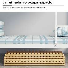 Zapateras Almacenamiento Zapatos Bamboo En Plano 6 Niveles Color Color Madera - Caqui - Ver 4