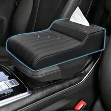 Car Armrest Box Heightening Pad, Vehicle Armrest Cushion, Multifunctional Center Console Tissue Box Suitable For Most Car Models - Multicolor - View 5