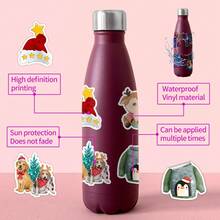 50PCS Christmas Stickers Vinyl Stickers Scrapbook, Journaling, Laptop, Bumper, Skateboard, Water Bottles, Computer, Phone, Cartoon, Hard Hat, Car Stickers And Decals - Multicolor - View 4