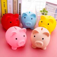 1pc Creative Cute Piggy Bank, Children's Anti-Drop Coin Bank, Cartoon Adorable Money Box, Suitable For Boys, Girls, Halloween, Christmas Gifts